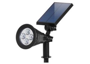 China Solar Lights Spotlight Outdoor Landscape Lighting Waterproof Wall Light Security Night Lights factory