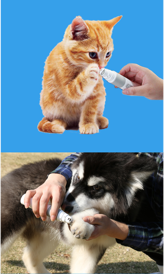 Quiet Automatic Cat Nail Clipper USB Charging Paw Trimmer For Small Animals