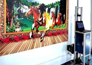 China movable wheels DX-10 EPSON Auto Lift 3D Wall Inkjet Printer factory