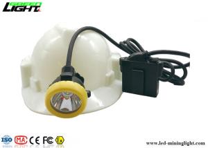 China ATEX KL5LM 6.6Ah 216lum LED Miners Cap Lamp 3.7V Corded Led Helmet Lamp factory