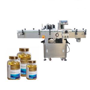 China Wood Packaging Round Bottle Labeler , Electric Driven Sleeve Labeling Machine factory