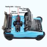 Blue Fiber Optic Fusion Splicer 4800mAh Battery Chinese/English 2 Languages