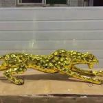 CE Approved Golden Animal Sculpture Nano Spray Paint Chrome
