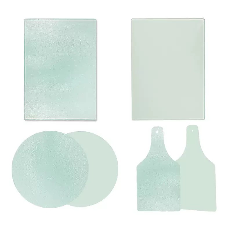 Various Shape Sublimation Glass Chopping Board Heat Resistance