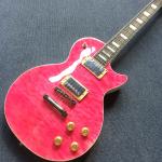 New high quality LP electric guitar, Ebony Fingerboard,frets binding,Quilte