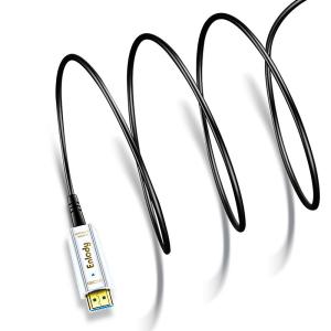 China TPE Fiber Optical HDMI Cable 75 Feet 18Gbps 4K 60Hz With Apple TV Ps4 Xbox One factory