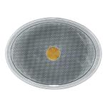 European Style Oval Shaped Glass Vessel Basins Crystal Clear Sink Oval Shaped