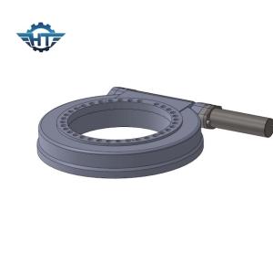 China 5800NM Torque Worm Gear Slewing Drive Hydraulic Motor Large Transmission Ratio factory