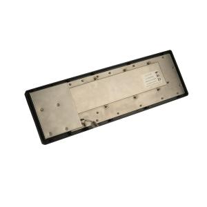 Dynamic IP65 Brushed Steel Ruggedized Keyboard With Touchpad