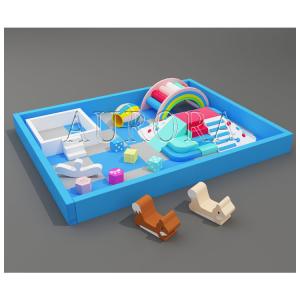 China Kids Soft Play Ball Pit A Complete Set Soft Play Rainbow Bridge Soft Play Equipment factory