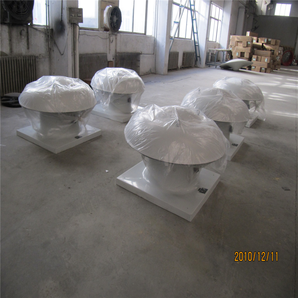 FRP Blade Material Roof Fan at Best for Building Roof Slope Exhaust from Manufacture