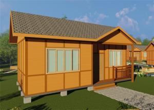 China Customized Wood Plastic Composite Housing -Stand Wind Weather Resistance factory
