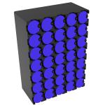 30mm 5X7 Flip Disc Display Full Color Digital Screen For Advertising Indoor
