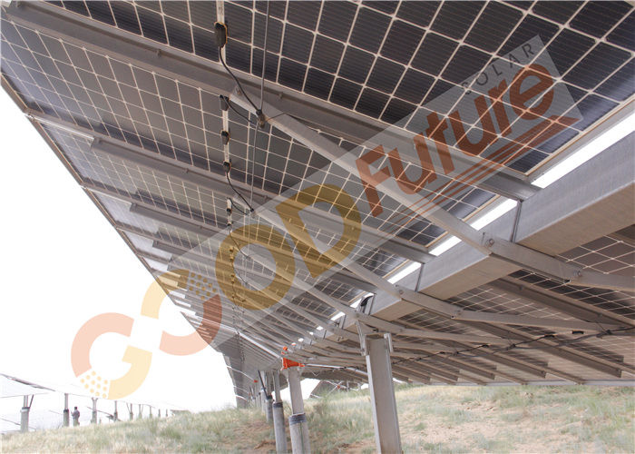 100 Modular Horizontal Single Axis Solar Tracker With Simple Structure