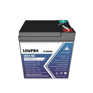 China 12v 6ah Electric Motorcycle Lifepo4 Rechargeable Battery Small factory