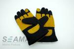 Fire Retardant Aramid Fiber Leather Fireman Protective Gloves Fire Fighting