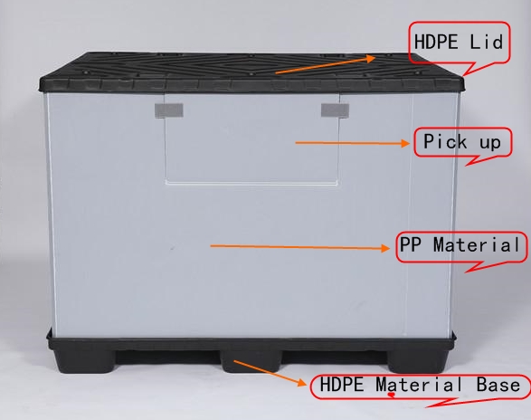 Large plastic storage coaming box