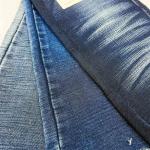 Dobby Fake Denim Cotton Polyester Elastane Fabric Heavy Weight