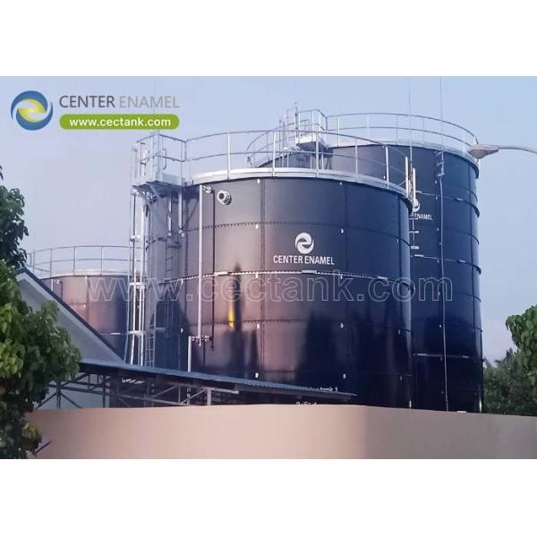 China glossy Smooth Glass Fused To Steel Tanks For Sludge Storage Chemical Resistance factory