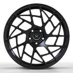 Satin Black Custom Forged Rims ET40 And 10.5J X 21 ET48 For Tesla Model Y