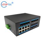 UT4T88GMP-SFP L3 10G Network management industrial POE switch 4x10G SFP+ ports