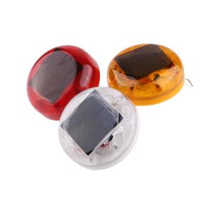 China Colorful Flash Round Polycarbonate Solar Road Reflectors With CE factory