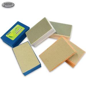 China Diamond Hand Polishing Pad Professional Grade Pad For Glass Marble Concrete Stone Polishing factory