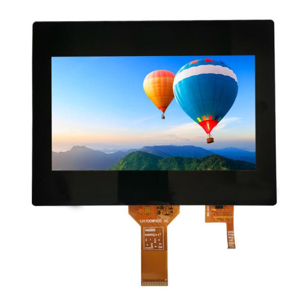 China 850cd/m2 TFT LCD Capacitive Touchscreen 800x480 CTP I2C Tft Lcd Module 7" factory