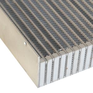 China Heavy Duty Aluminum Bar and Plate Fin Oil Cooler Core for Oil Heat Exchanger factory