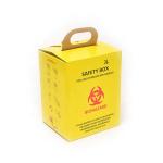 3L Custom printing logo corrugated paper Hospital Disposal Syringe Needle Sharp