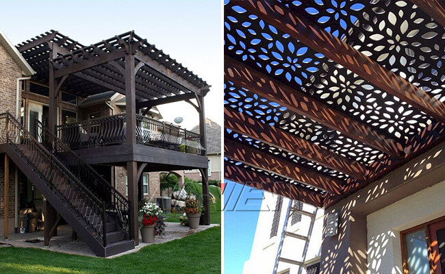 Attached Alumawood Pergola Patio Canopy Aluminum Colorbond Pergola