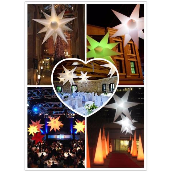 12 legs inflatable star