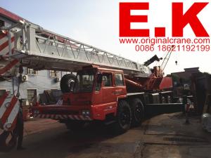 China Japanese Tadano truck crane mobile crane boom truck crane 70ton capacity hoist (TG700E) factory