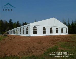 China White / Clear Fabric Large Wedding Tents In Kenya / Backyard Tent Party factory