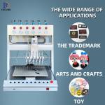 3d Soft Pvc Label Patch Machine Rubber Printing Logo