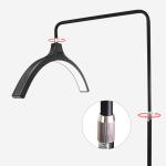 Beauty Salon 6500K LED Half Moon Light 360 Degree Rotate Eyebrow Tattoo Eyelash