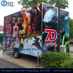 China Newest motion chairs truck mobile Xd cinema interactive 7d cinema for sale factory