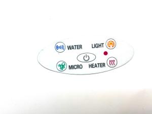 China Printed Emboss Tinted Touch Screen Membrane Overlay Membrane For Smoothtalker factory