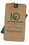 Custom Printed Brown Kraft Paper Hang Tags For Clothing With Embossed Logo