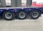 Oversized Cargo Low Bed Semi Trailer 30 Ton -100 Ton Transportation