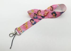 China Fashinable Disney sublimated lanyards with cartoon figures for promotion gifts factory