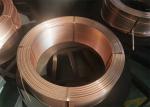 LWC Level Wound Copper Tube , EN12735 Refrigerator Copper Coil
