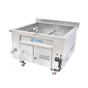China Food Chip Gas Frying Machine 100L Oil Capacity Gas Fired Firing Machine factory