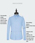 Breathable Material Advantage 2021 Cotton/Bamboo Fiber Long Sleeve Dress Shirt