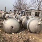 0-100C Air Cooled Used Condenser 2m X 1m Stainless Steel