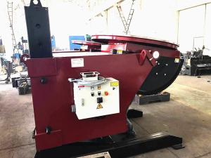 China Heavy Duty 2 Axies 30 Ton Pipe Welding Positioners Height Adjust Wireless Control factory
