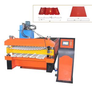 0.3-0.8mm Double Layer Roof Roll Forming Machine Ibr & Corrugated Tile Sheet Making Machine