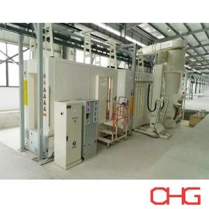 China Stainless Steel PVC Carbon Steel Powder Coating Spray Booth For Coating Production Line factory