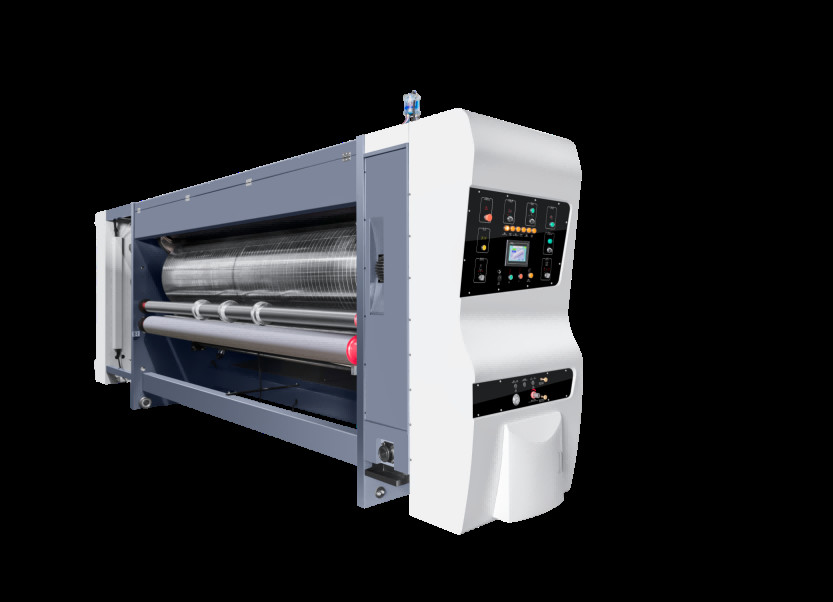G6-0920 Pressure Free Feed Structure Lead Edge Vacuum Transfer 4 Color Printer Slotter Die Cutter