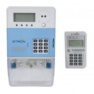 China 230V Wireless Prepaid Energy Meter , 60HZ Single Phase Electronic Energy Meter on sale
